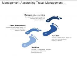 Management accounting travel management market knowledge sales metrics