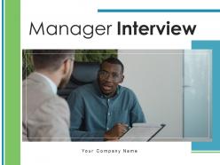 Manager Interview Candidates Specifying Product Academic Process Completion