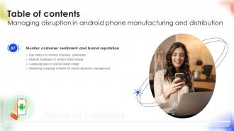 Managing Disruption In Android Phone Manufacturing And Distribution Complete Deck Colorful Image