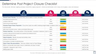 Managing Project Development Stages Playbook Powerpoint Presentation Slides