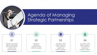 Managing strategic partnerships powerpoint presentation slides