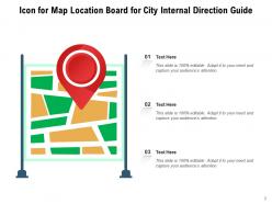 Map Location Direction Exhibiting Magnifying Logistics Illustrating Navigation