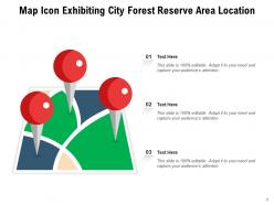 Map Location Direction Exhibiting Magnifying Logistics Illustrating Navigation