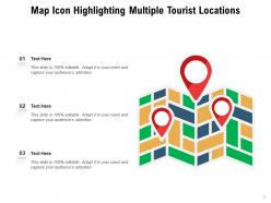 Map Location Direction Exhibiting Magnifying Logistics Illustrating Navigation