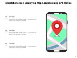 Map Location Direction Exhibiting Magnifying Logistics Illustrating Navigation