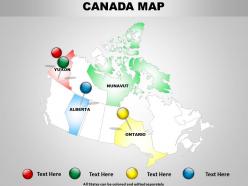 Map of canada country 1314