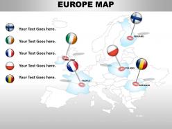 Map of continental europe 1314