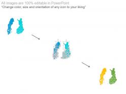 Map of sweden and finland for business powerpoint slides