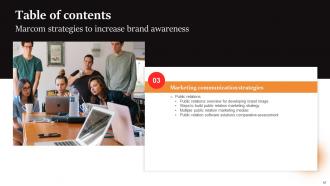 Marcom Strategies To Increase Brand Awareness Powerpoint Presentation Slides Visual Aesthatic