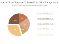 Market size template 3 powerpoint slide backgrounds