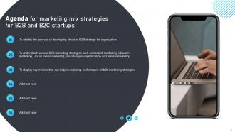 Marketing Mix Strategies For B2B And B2C Startups Strategy CD V