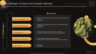 Measuring WOM Marketing Campaign Success Powerpoint Presentation Slides MKT CD V Best Researched