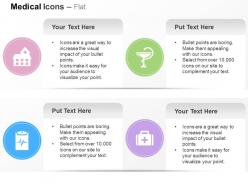 Medical college ecg report first aid box caduceus ppt icons graphics