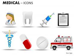 Medical icons powerpoint presentation slides