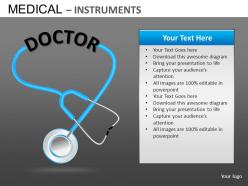 Medical instrument powerpoint presentation slides db