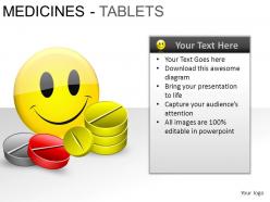 Medicine tablets powerpoint presentation slides