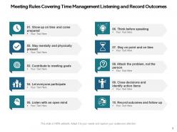 Meeting Rules Conversation Transparency Agenda Management Information