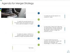 Merger strategy to foster diversification and value creation powerpoint presentation slides