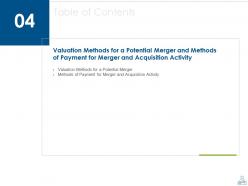 Merger strategy to foster diversification and value creation powerpoint presentation slides