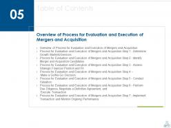 Merger strategy to foster diversification and value creation powerpoint presentation slides