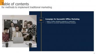 Methods To Implement Traditional Marketing MKT CD V