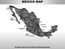 Mexico country powerpoint maps