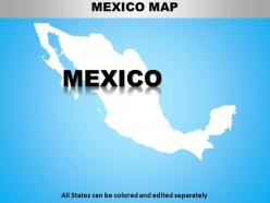 Mexico country powerpoint maps