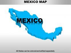 Mexico country powerpoint maps