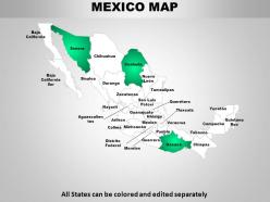 Mexico country powerpoint maps