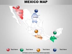 Mexico country powerpoint maps