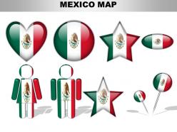 Mexico country powerpoint maps