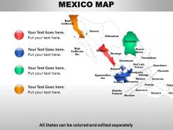 Mexico country powerpoint maps