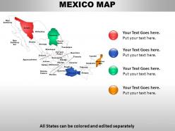 Mexico country powerpoint maps