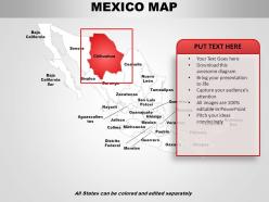 Mexico country powerpoint maps