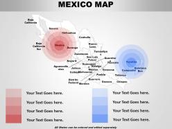 Mexico country powerpoint maps