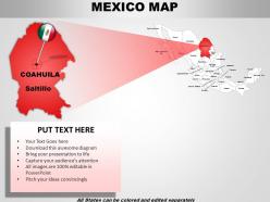 Mexico country powerpoint maps