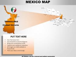 Mexico country powerpoint maps