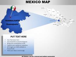 Mexico country powerpoint maps