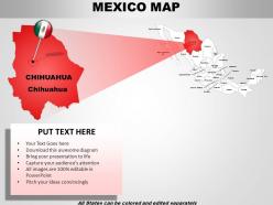 Mexico country powerpoint maps