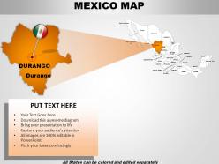 Mexico country powerpoint maps