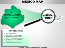 Mexico country powerpoint maps