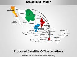 Mexico country powerpoint maps