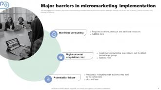 Micromarketing Strategies For Personalized Customer Experience MKT CD V Impactful Informative