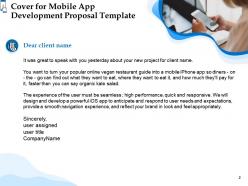 Mobile app development proposal template powerpoint presentation slides