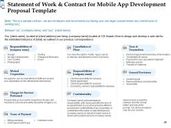 Mobile app development proposal template powerpoint presentation slides