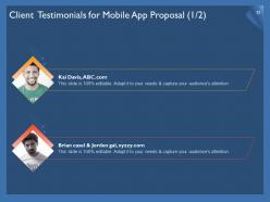 Mobile App Proposal Template Powerpoint Presentation Slides