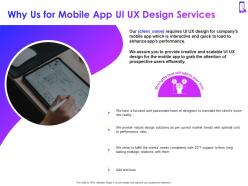 Mobile app ui ux design improvement proposal powerpoint presentation slides