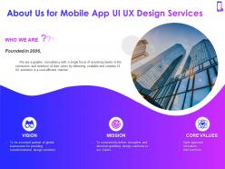 Mobile app ui ux design improvement proposal powerpoint presentation slides