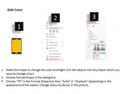 Mobile communication network flat powerpoint design