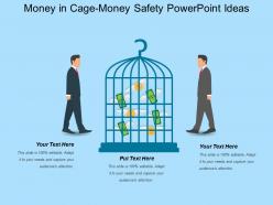 Money in cage money safety powerpoint ideas